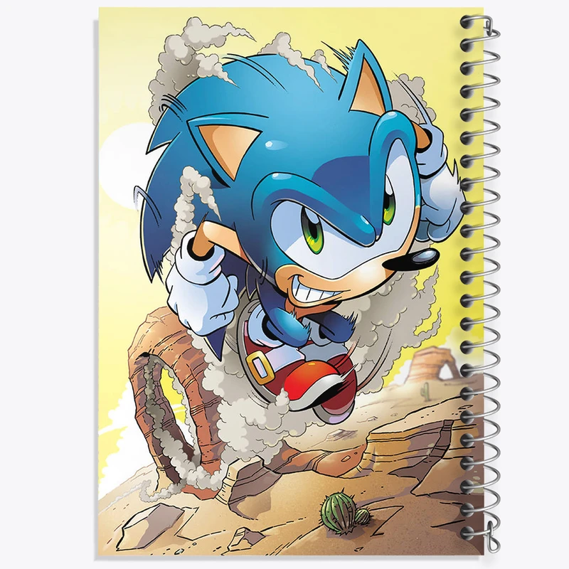 دفتر شطرنجی 50 برگ خندالو مدل سونیک (Sonic) کد F2206