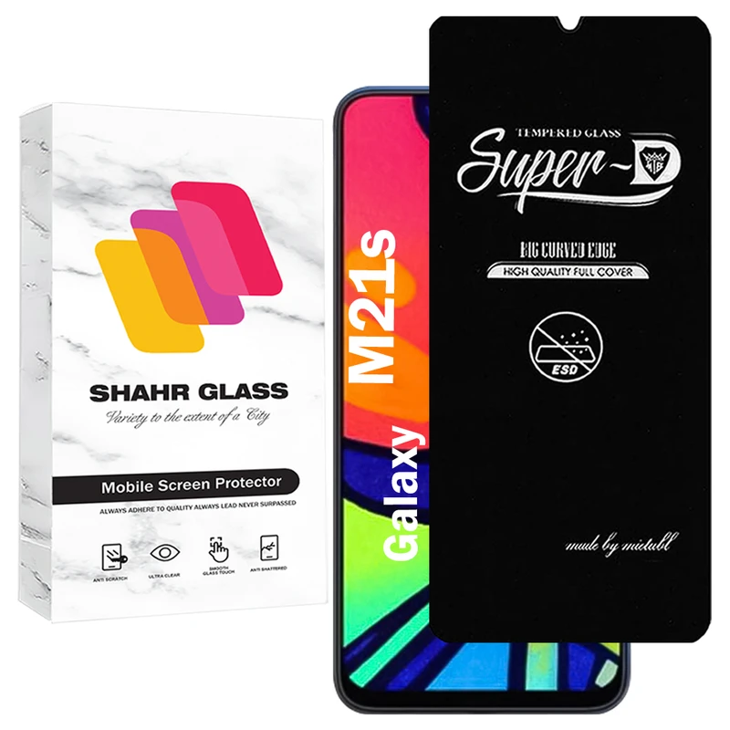 محافظ صفحه نمایش شهر گلس مدل SUPERDNSH مناسب برای گوشی موبایل سامسونگ Galaxy M21s
