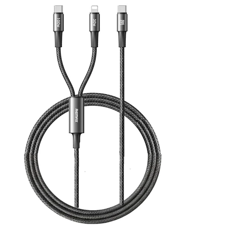 کابل تبدیل USB-C به USB-C / لایتنینگ ریمکس مدل CB25 طول 1.2 متر