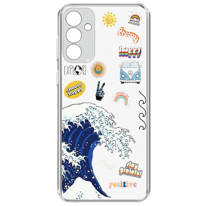 کاور طرح Wave مناسب برای گوشی موبایل سامسونگ  Galaxy A25
