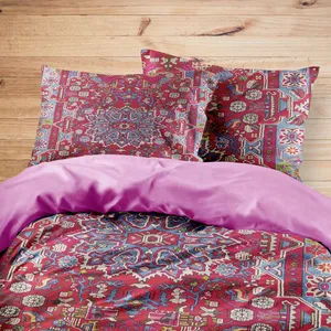 سرویس روتختی مدوپد طرح فرش نهاوند مدل C-Nahavand02 یک نفره 4 تکه