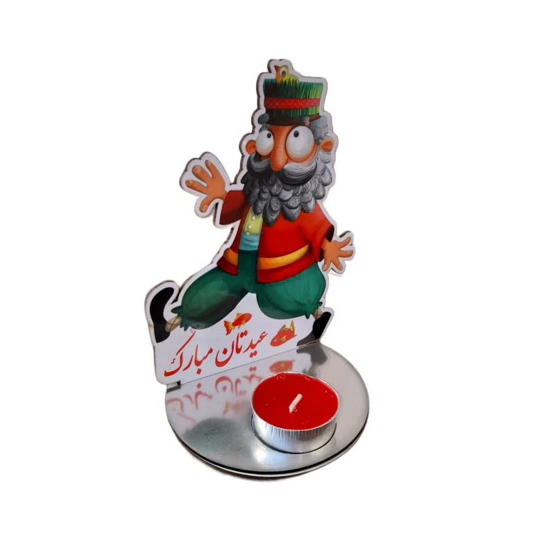 استند رومیزی تزیینی  مدل عمو فیروزه ای کد 0332