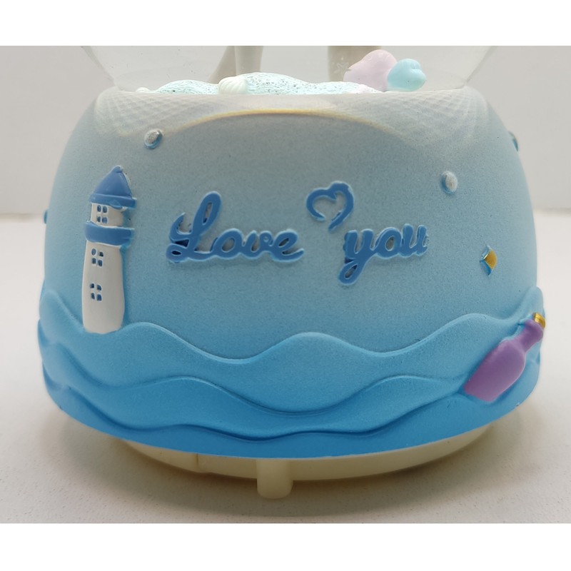 گوی موزیکال مدل پمپی طرح دیدار عاشقانه