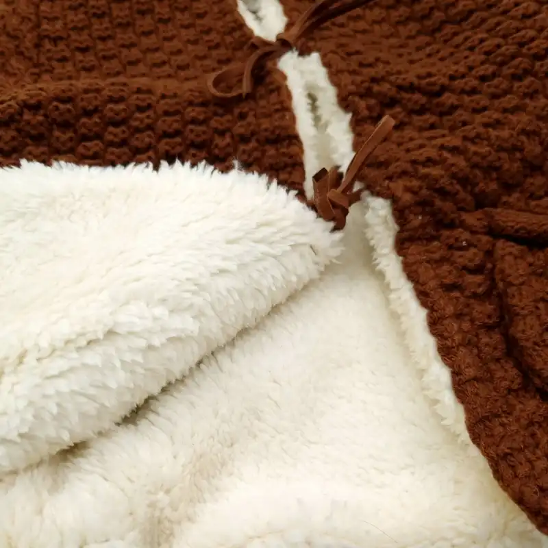 ژاکت دخترانه مدل بافت تدی