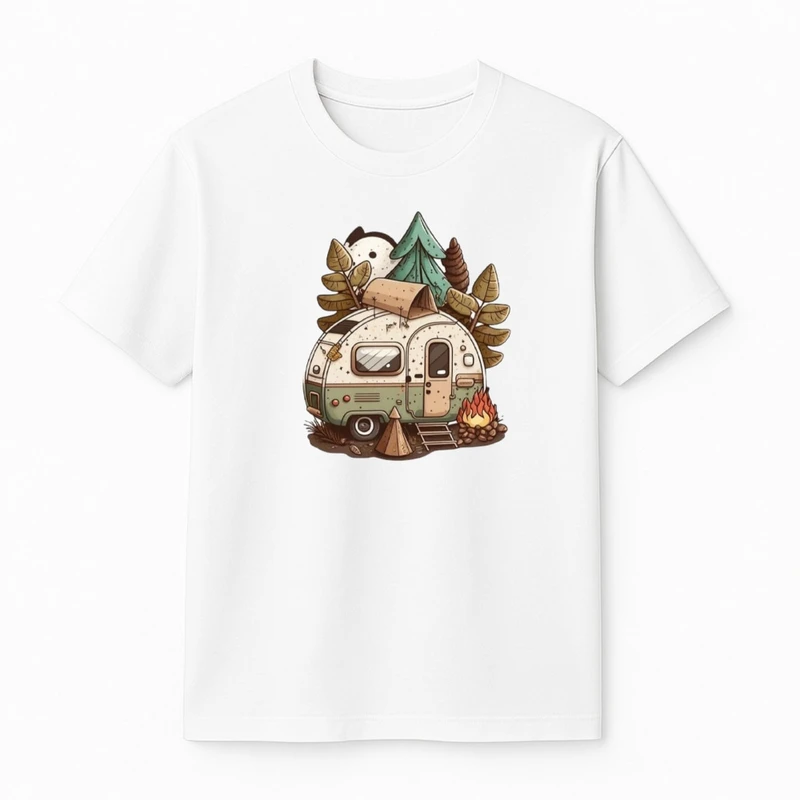 تی‌شرت آستین کوتاه پسرانه مدل کمپ کد v1 