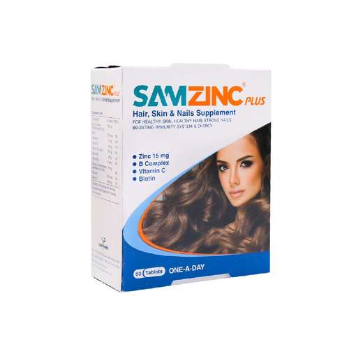 قرص سام زینک پلاس سامان فارمد پویا بسته 60 عددی