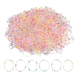 کش مو دخترانه مدل چهل گیس نقطه ای کد 127 بسته 120 عددی