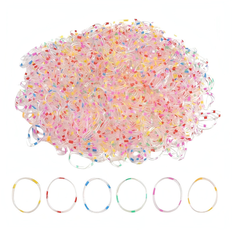 کش مو دخترانه مدل چهل گیس نقطه ای کد 127 بسته 120 عددی