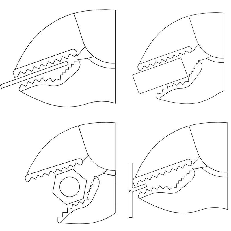 انبر قفلی گدور مدل 137-10 سایز 10 اینچ انبر قفلی گدور مدل 137-10 سایز 10 اینچ