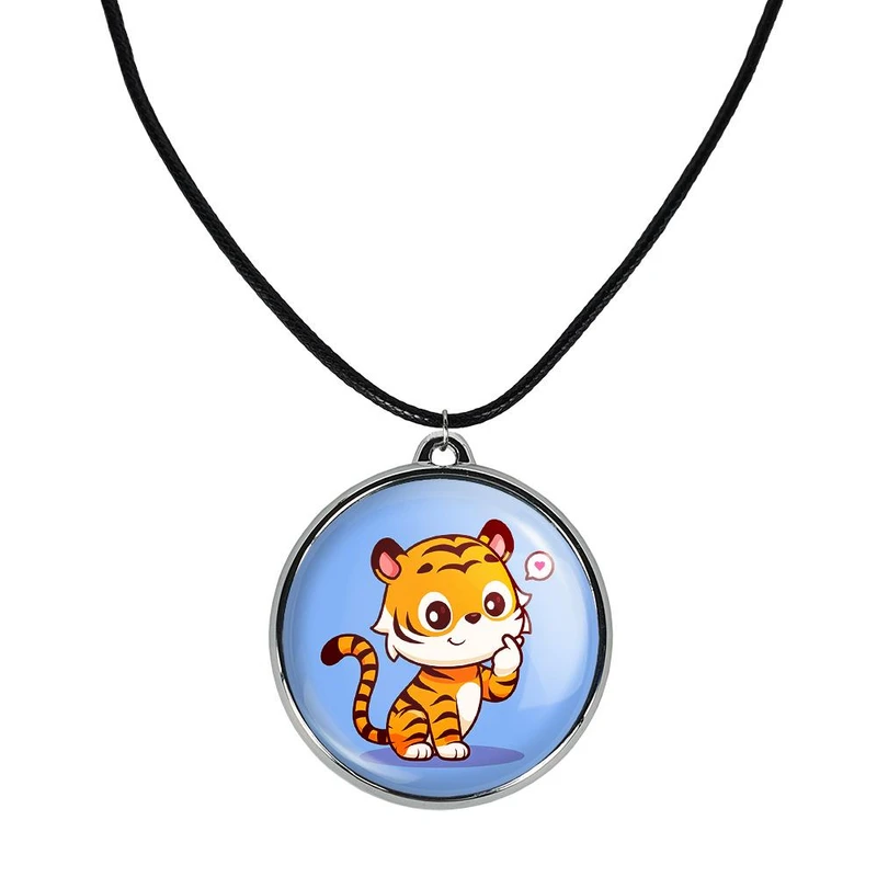 گردنبند خندالو مدل حیوانات بامزه ببر کد 2972229723