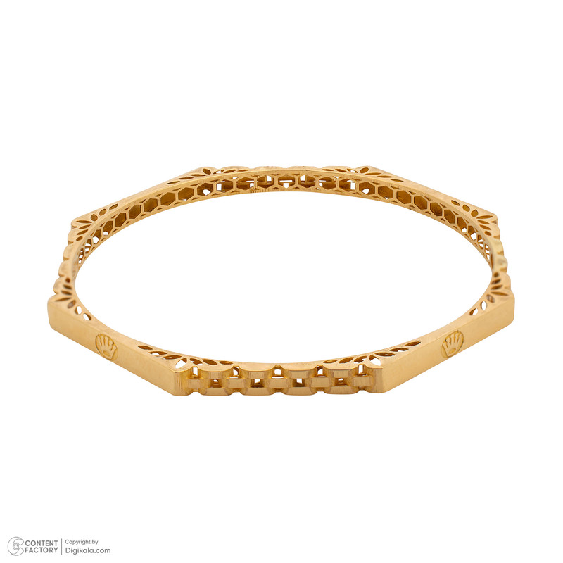 النگو طلا 18عیار رستا گالری مدل بنگل 14030211 النگو طلا 18عیار رستا گالری مدل بنگل 14030211