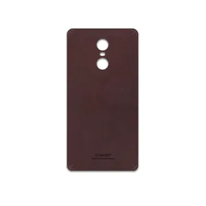 MAHOOT Matte-Dark-Brown-Leather Cover Sticker for Xiaomi Redmi Pro
