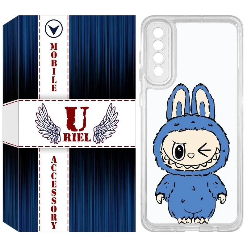 کاور یوریل مدل Clear کد 116 طرح لبوبو مناسب برای گوشی موبایل سامسونگ Galaxy A50 / A50S / A30S