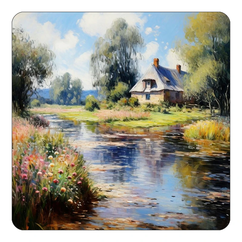 مگنت کاکتی طرح نقاشی رنگ روغن مدل mp71778