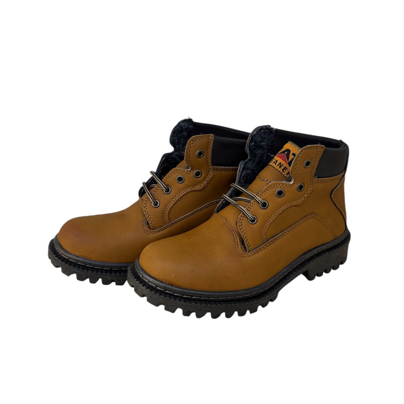 نیم بوت مردانه مدل NMKN 297 هورس رنگ خردلی