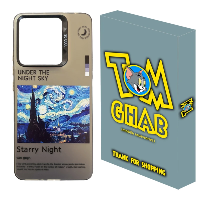 کاور قاب تام مدل سوکول طرح ونگوگ مناسب برای گوشی موبایل شیائومی Redmi Note 14 4G