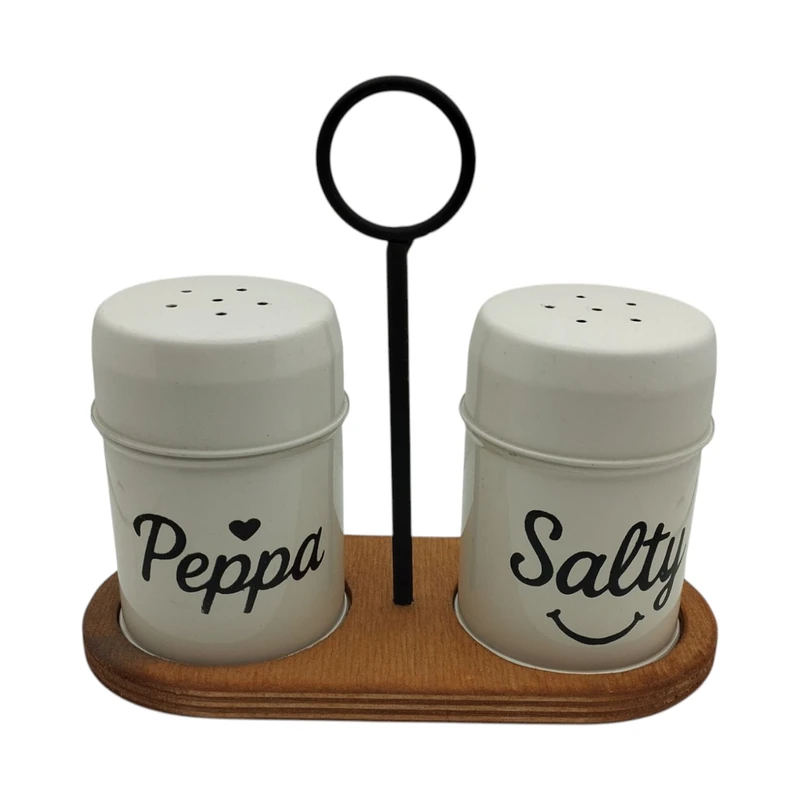ست نمک‌پاش و فلفل‌پاش مدل نازنین مجموعه 2 عددی