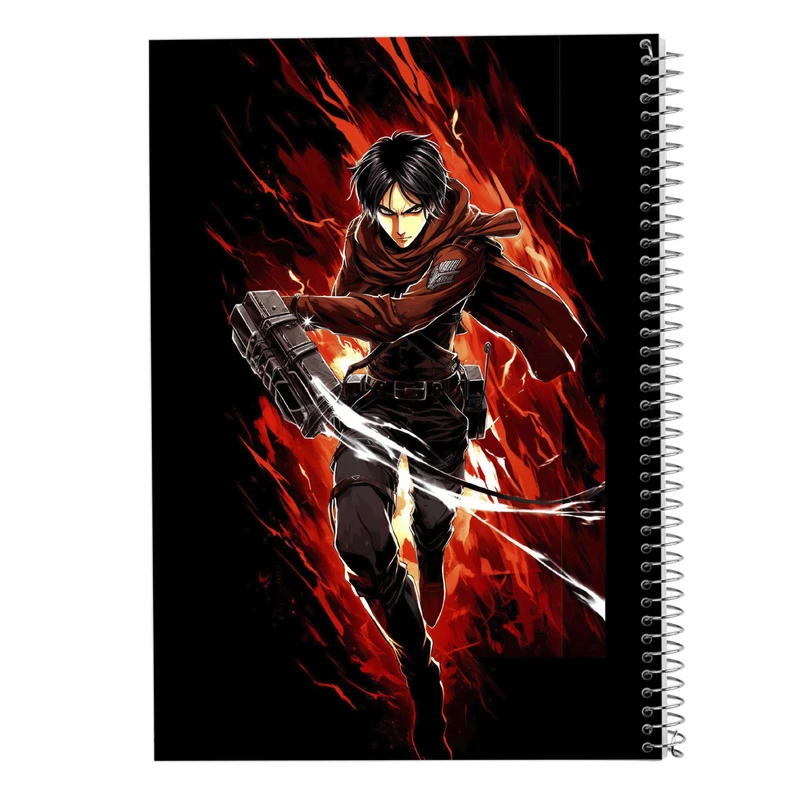 دفتر ژورنال نویسی 50 برگ مدوپد مدل نقطه ای طرح Attack on Titan کد DF10387
