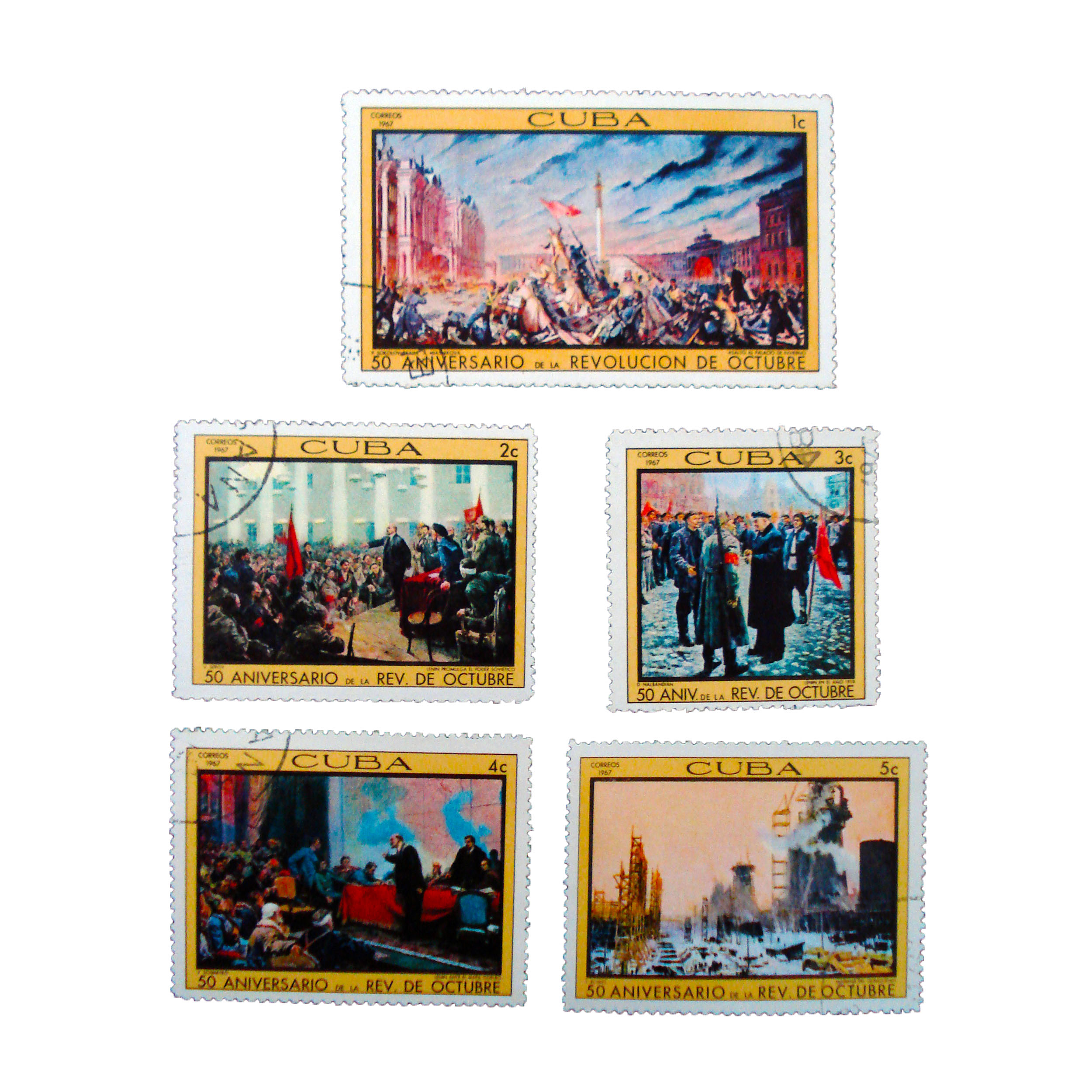 تمبر یادگاری مدل تاریخی کد h-308 مجموعه 5 عددی