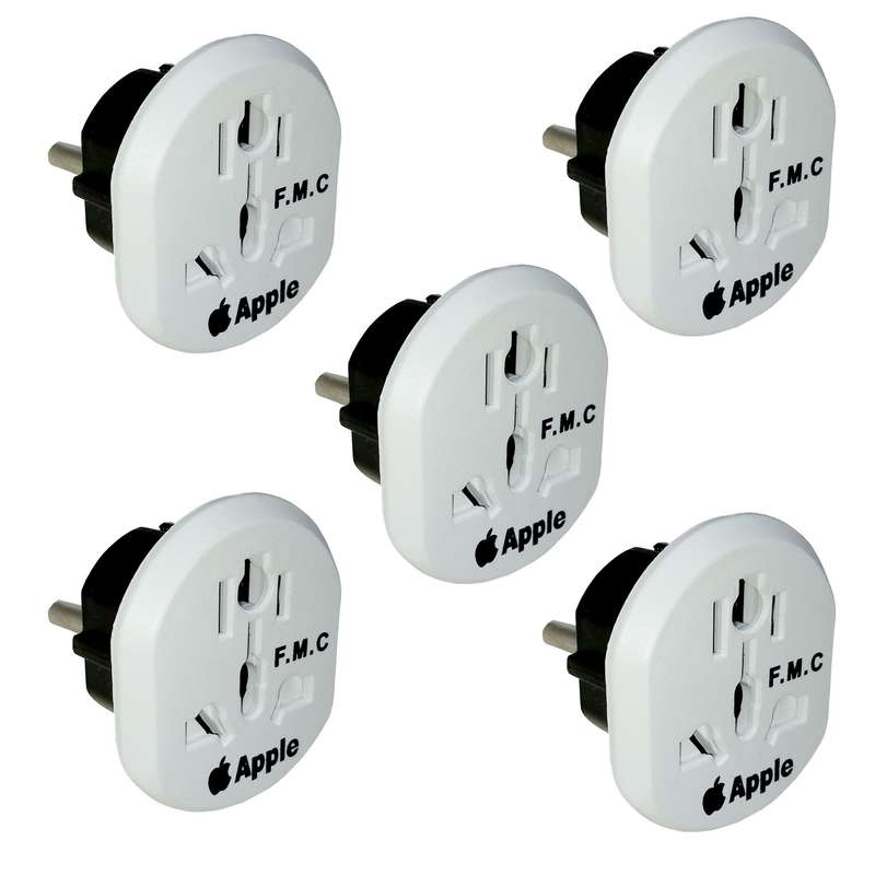 مبدل برق سه به دو مدل KT-168 بسته 5 عددی