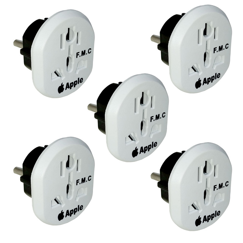 مبدل برق سه به دو مدل KT-168 بسته 5 عددی