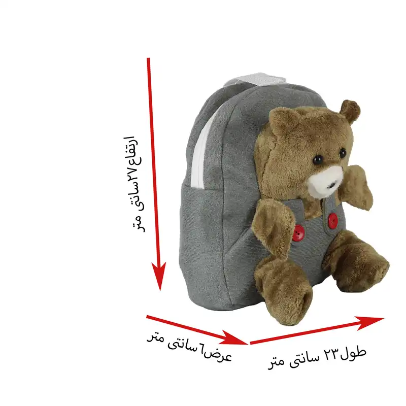 کوله پشتی بچگانه مدل RO48 طرح تد