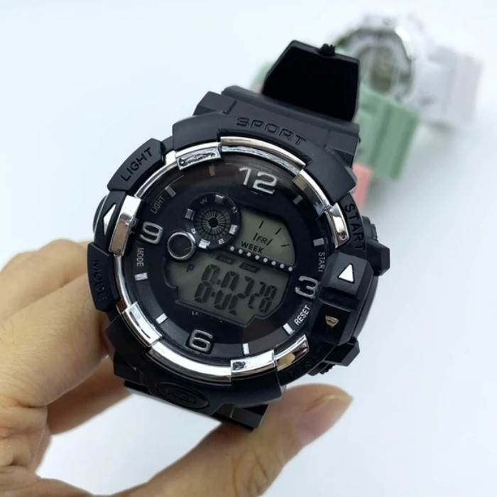 ساعت مچی دیجیتال پسرانه مدل اسپرت تک زمانه کرنوگراف کد 1