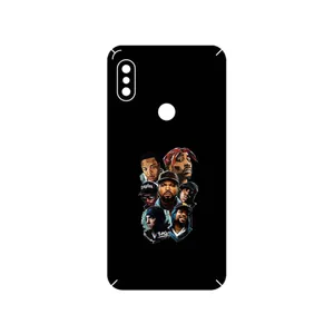MAHOOT Great Rappers Digital Art Cover Sticker for Xiaomi Redmi Note 6 Pro