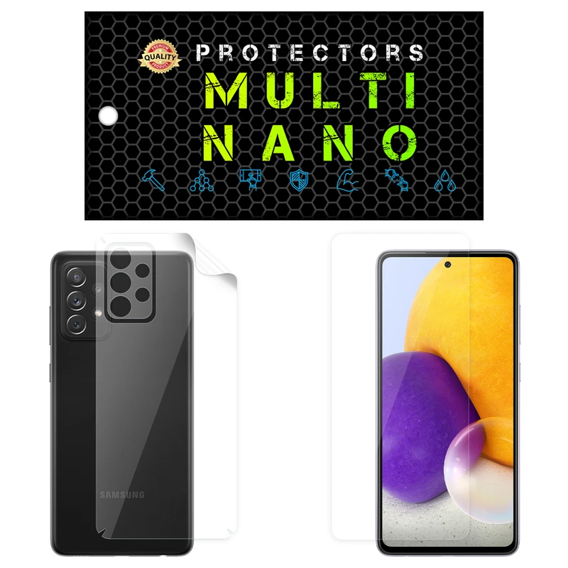  محافظ صفحه نمایش مولتی نانو مدل X-SFT مناسب برای گوشی موبایل سامسونگ Galaxy A72به همراه محافظ پشت