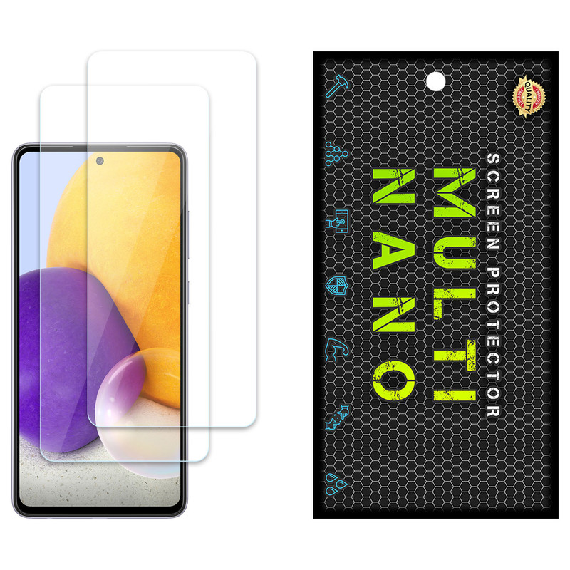 محافظ صفحه نمایش مولتی نانو مدل X-S2N مناسب برای گوشی موبایل سامسونگ Galaxy A72 4G بسته دو عددی