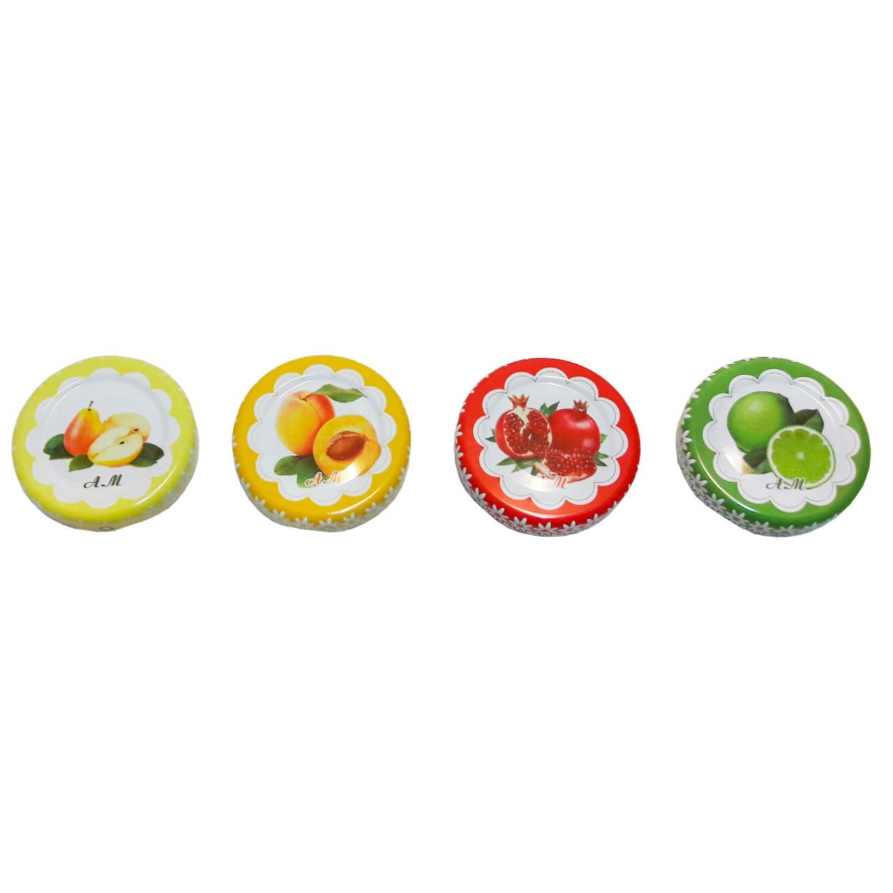 جای زعفران مدل Fruits کد 2578-G بسته 8 عددی