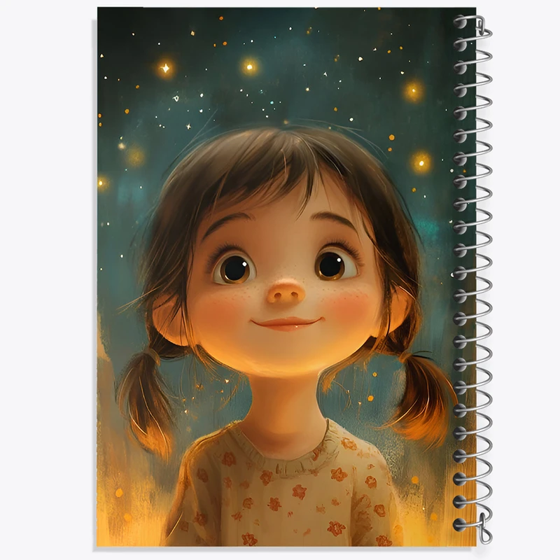 دفتر نقاشی 50 برگ خندالو طرح دخترانه کد N4751