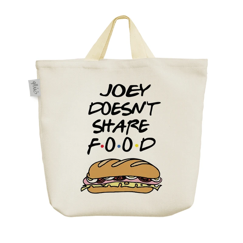 ساک خرید خندالو مدل Joey Doesn’t Share Food! کد 6983