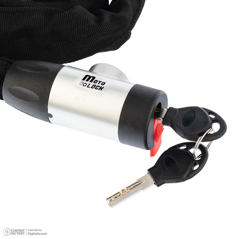 قفل کابلی موتورسیکلت موتولاک مدل زنجیری