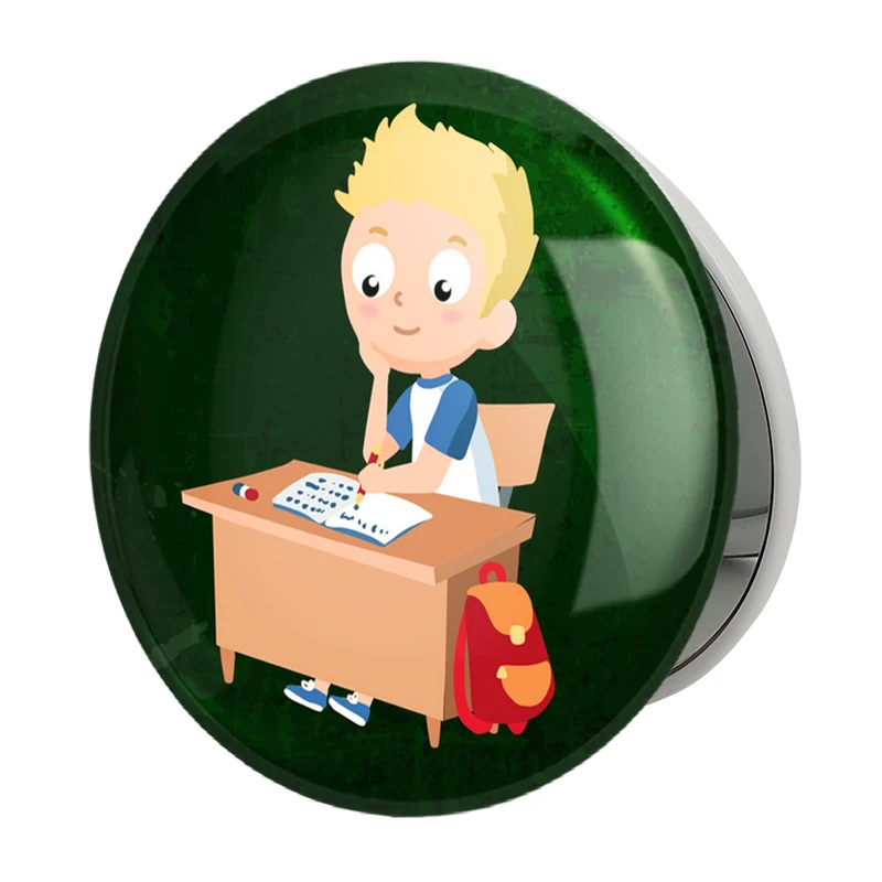 آینه جیبی خندالو طرح بازگشت به مدرسه مدل تاشو کد 30033