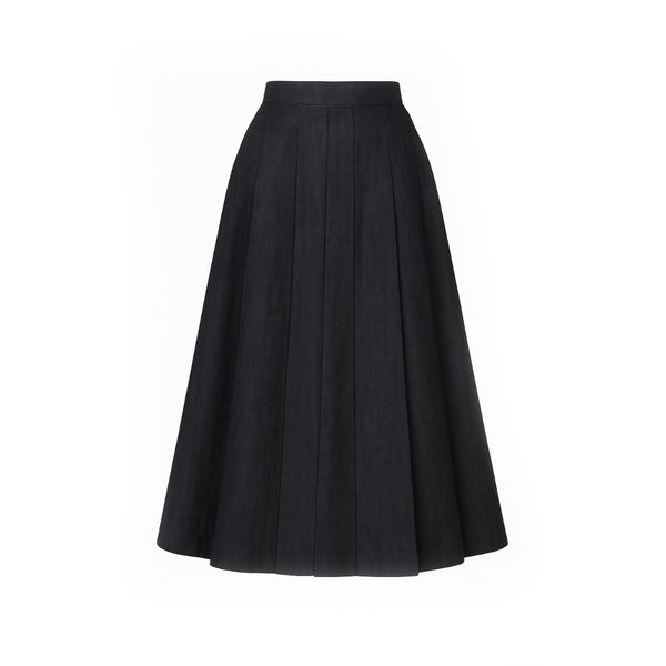 دامن فون زنانه مدل کشمیر پیلی دار