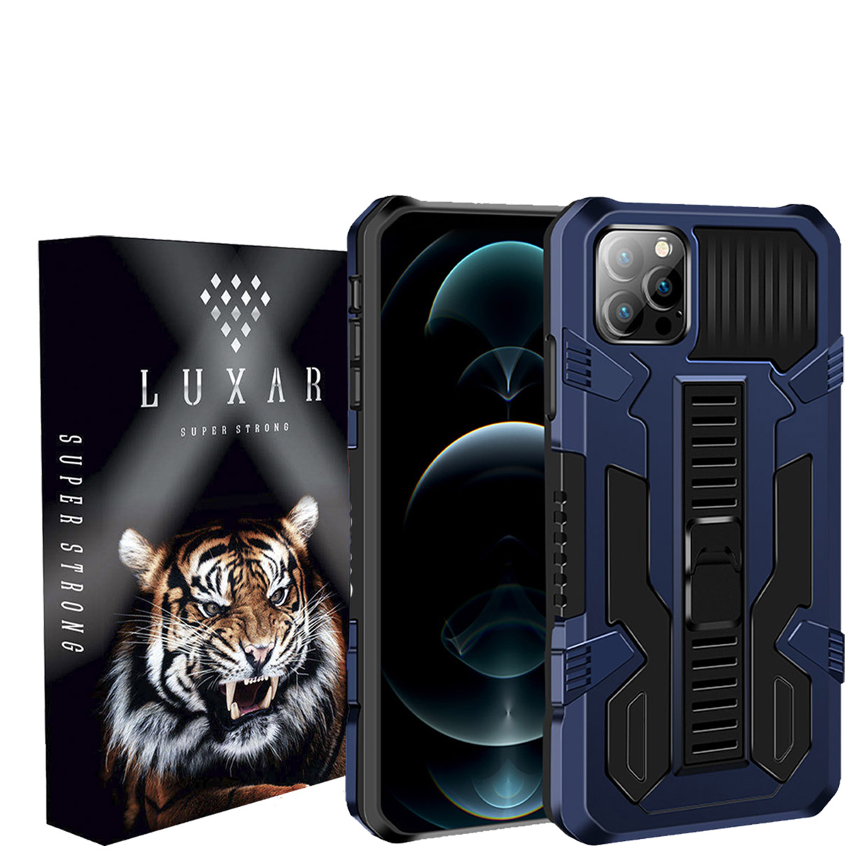 راهنمای خرید اینترنتی کاور لوکسار مدل kikstand-100 مناسب برای گوشی موبایل اپل Iphone 13 Pro