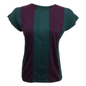 تی شرت آستین کوتاه زنانه مدل Scarlett کد tm-1760 رنگ سبز