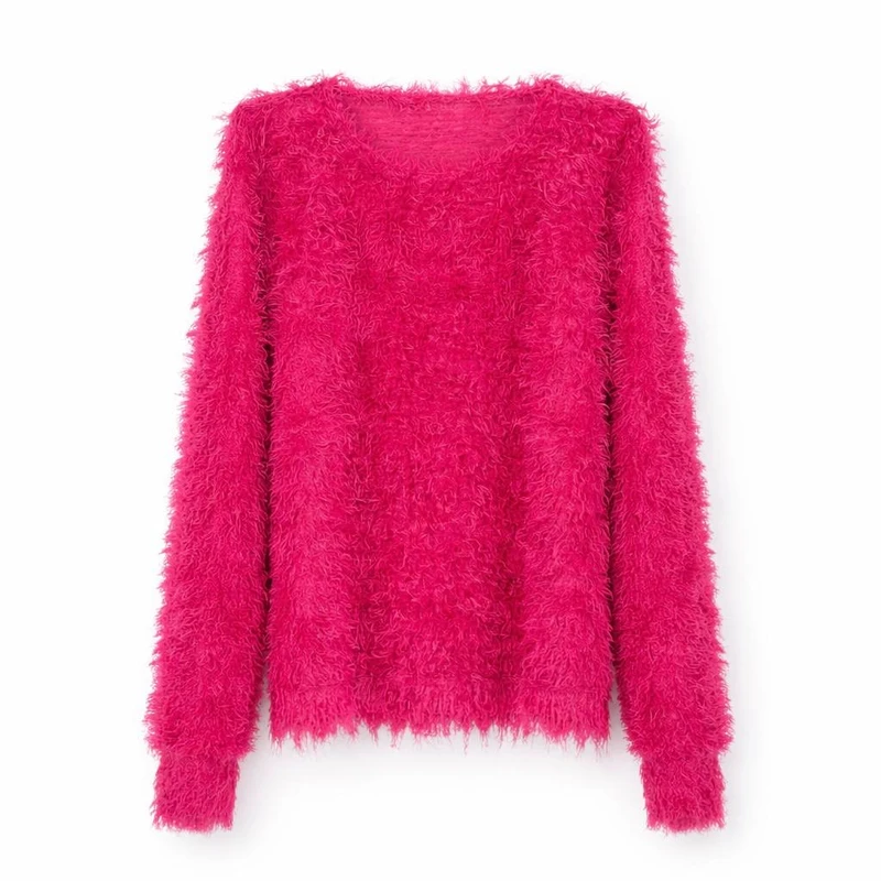 بلوز آستین بلند یقه گرد زنانه مدل MZ023