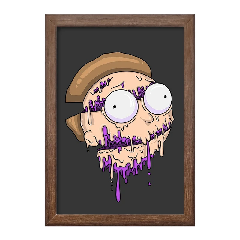 تابلو خندالو طرح ریک و مورتی Rick and Morty  کد 3209