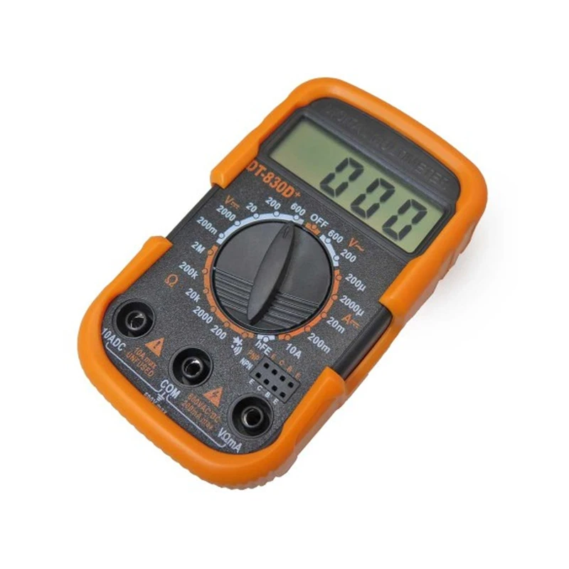 مولتی متر دیجیتال ۱۰ آمپر مدل DT-830D Plus