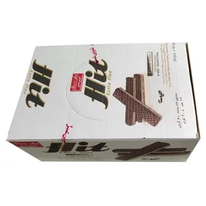 ویفر کاکائویی با کرم شیری و طعم فندق هیت شیرین عسل - 40 گرم بسته 24 عددی