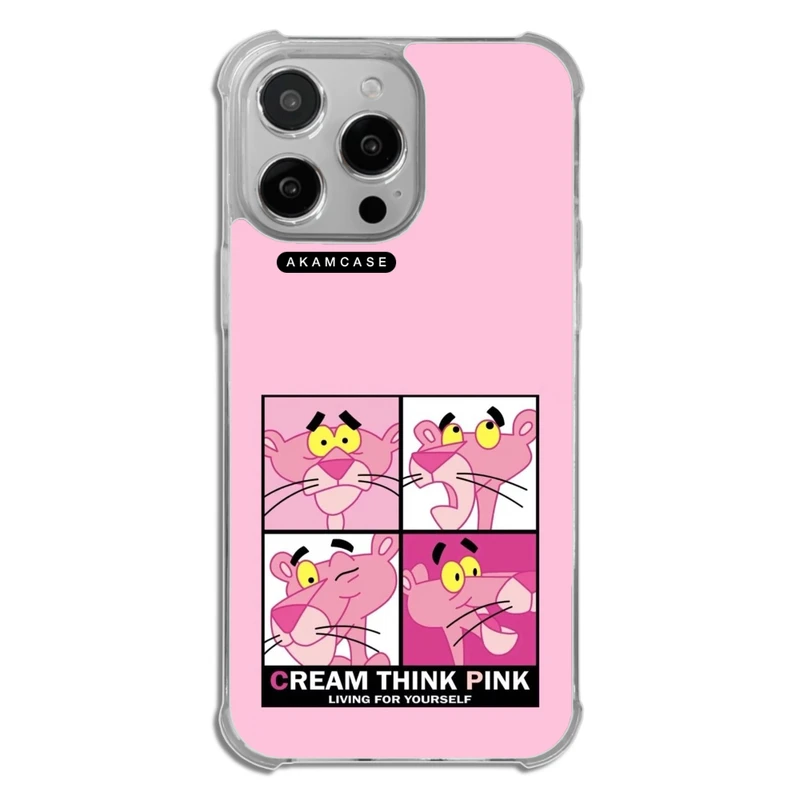 کاور آکام مدل AMC-WTA14PROMAX-PINK PANTHER15 مناسب برای گوشی موبایل اپل iPhone 14 Pro Max