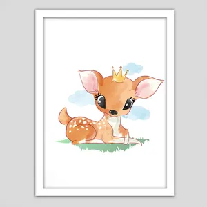 تابلو کودک و نوزاد جیک جیک مدل آهو کوچولو G-7