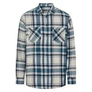 پیراهن آستین بلند یقه برگردان مردانه مدل 20269131