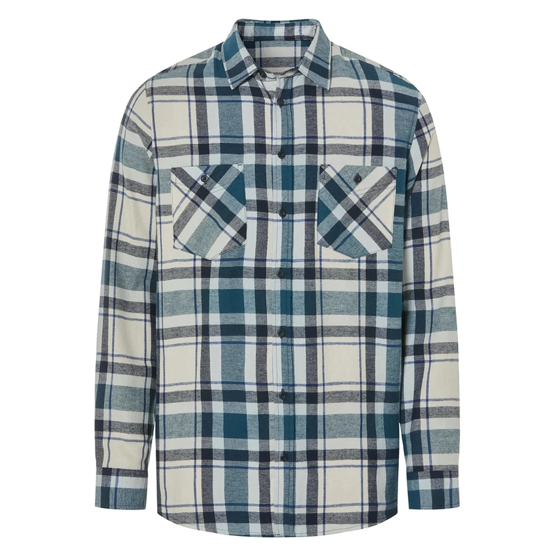 پیراهن آستین بلند یقه برگردان مردانه مدل 20269131