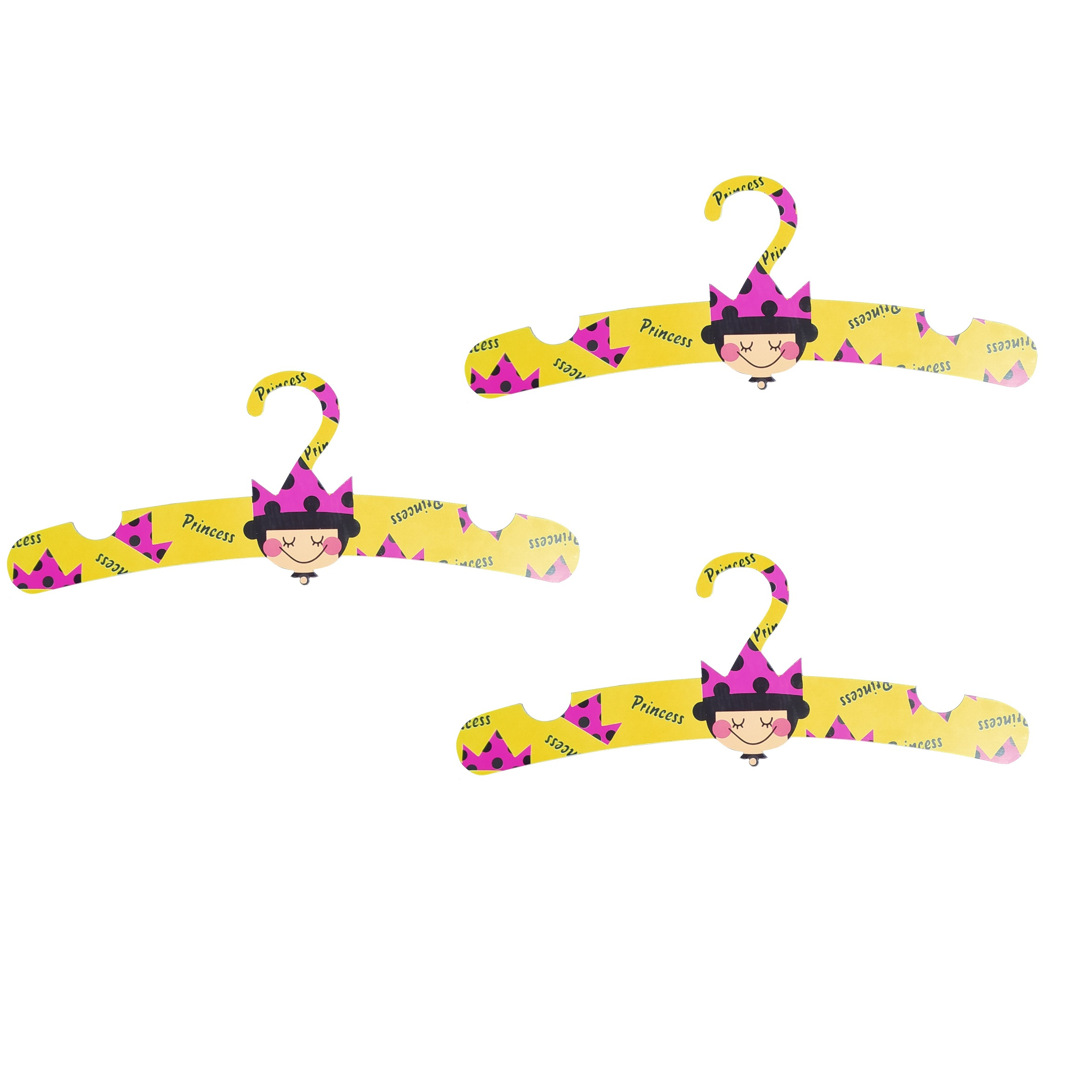 چوب لباسی نوزاد مدل Princess بسته 3 عددی