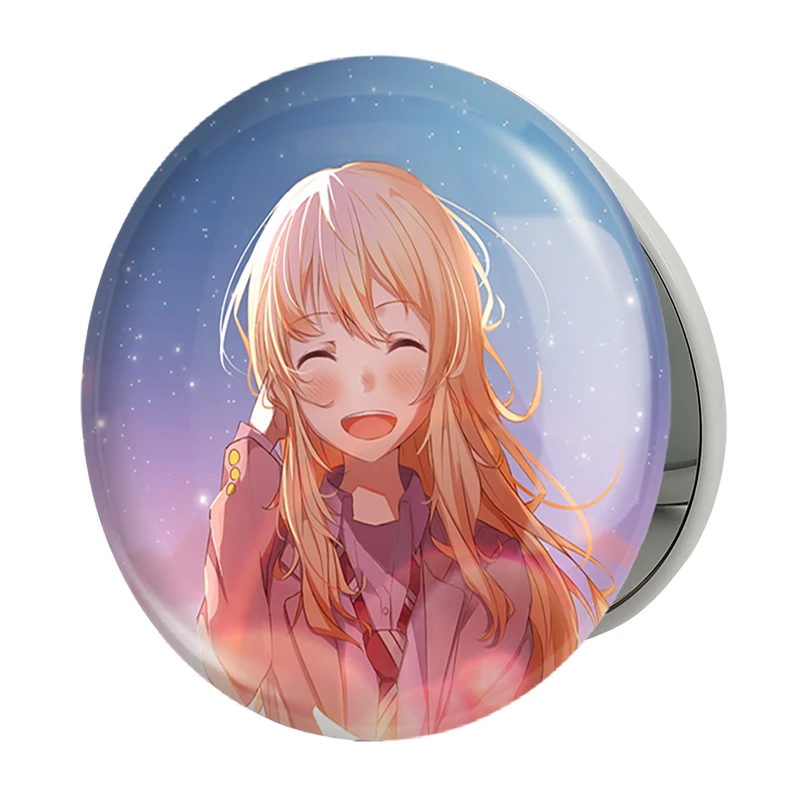 آینه جیبی خندالو طرح کائوری انیمه دروغ تو در آوریل مدل تاشو کد 32455