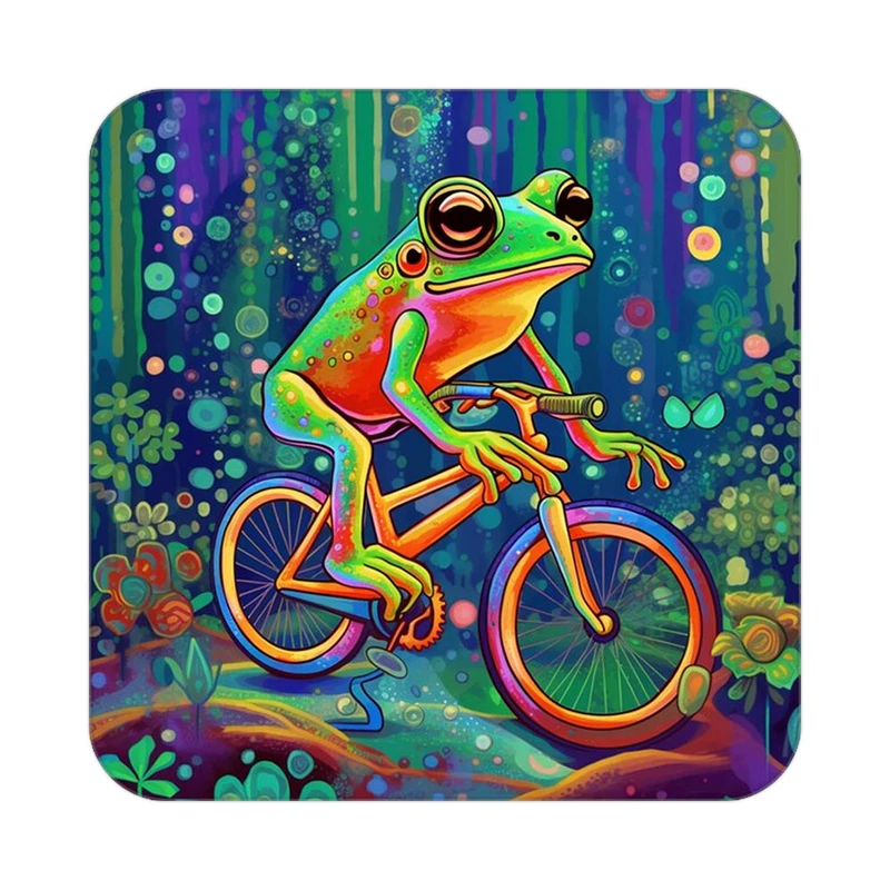 زیر لیوانی کاکتی طرح حیوانات رنگی مدل mp25868