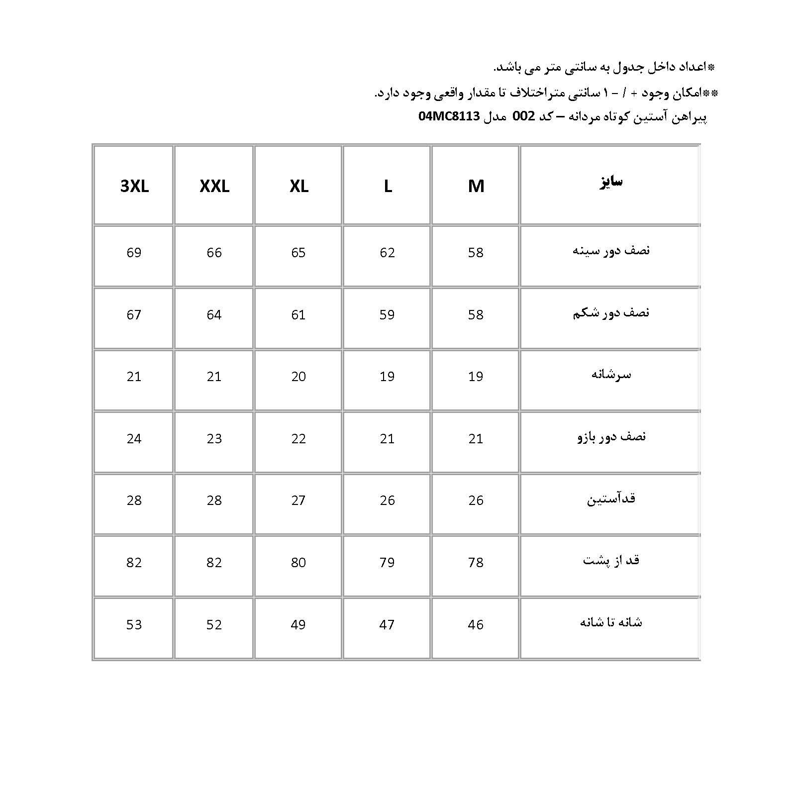 پیراهن آستین کوتاه یقه برگردان مردانه پاتن جامه مدل 04MC8113 رنگ آبی  -  - 11